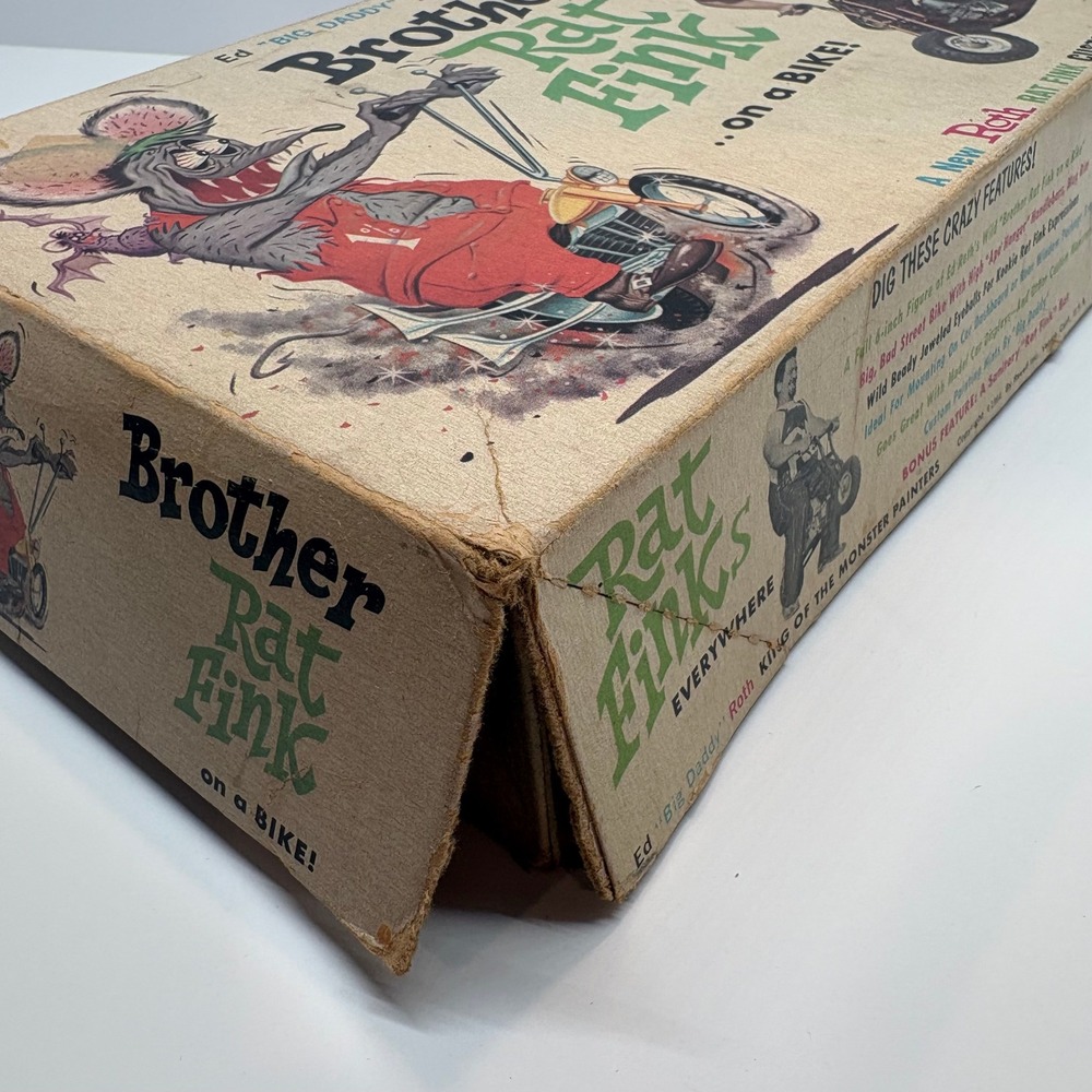 Vintage 1964 Ed Big Daddy Roth Revell Brother Rat Fink Box Manual Only - Picture 14 of 16